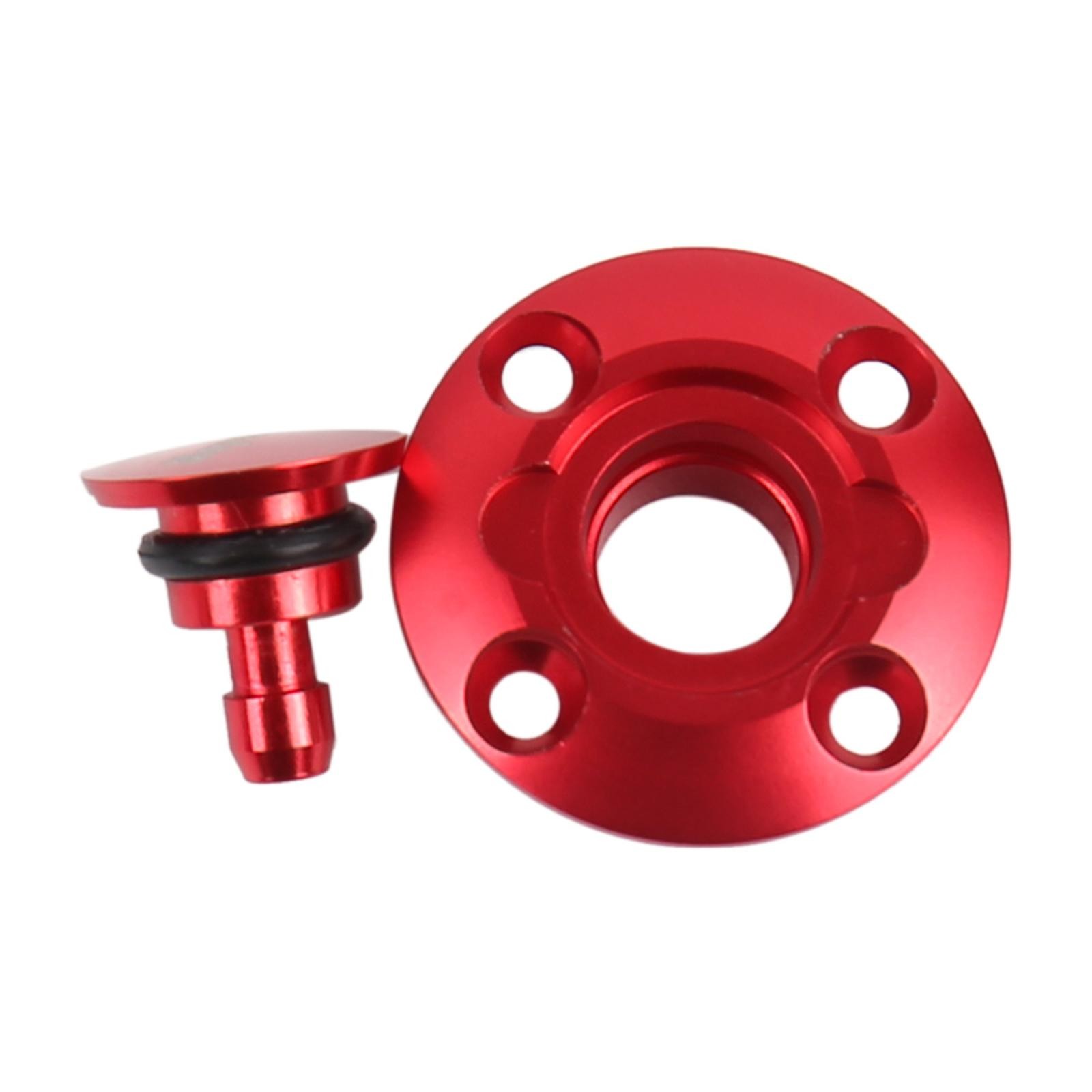 1pcs CNC Aluminum Alloy Round Fuel Dot Cap Oil Tank Plug For RC Airplane Model