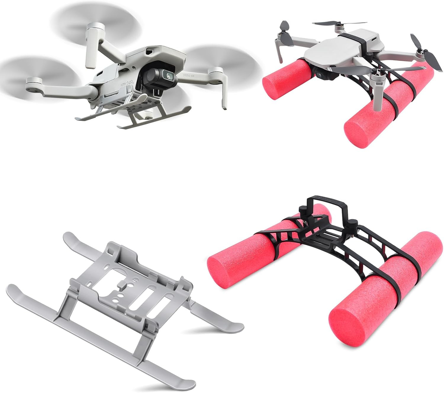 Mini 4K Landing Gear Leg & Water Landing Gear for DJI Mini 4K Accessories, Folda