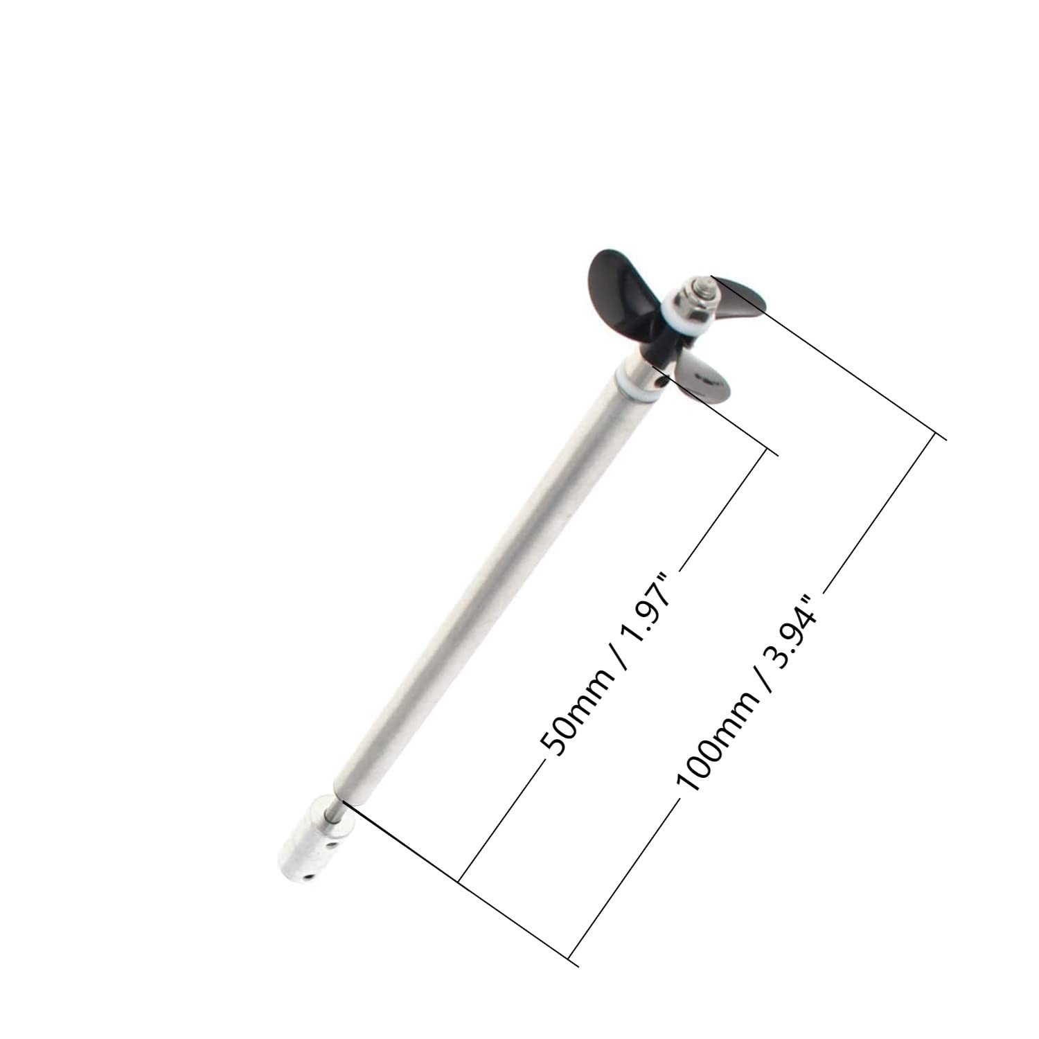 Heyiarbeit Drive Shaft Fit for 2mm Motor Shaft w Propeller and Universal Join…