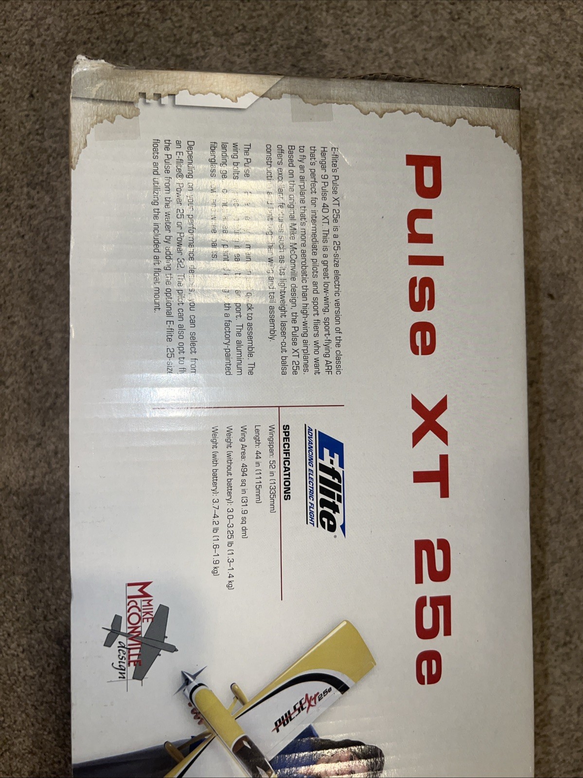 E-flite Pulse XT 25e Arf Nib Efl4100