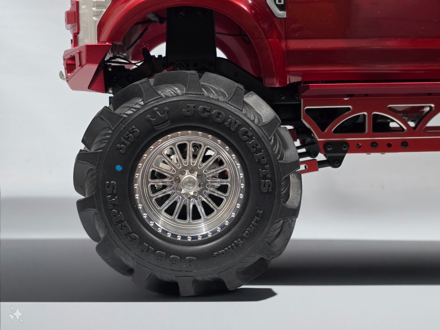 4PCS CNC Aluminum 2.6″ Beadlock Wheel Rim & Center Cap for 1/10 RC Crawler