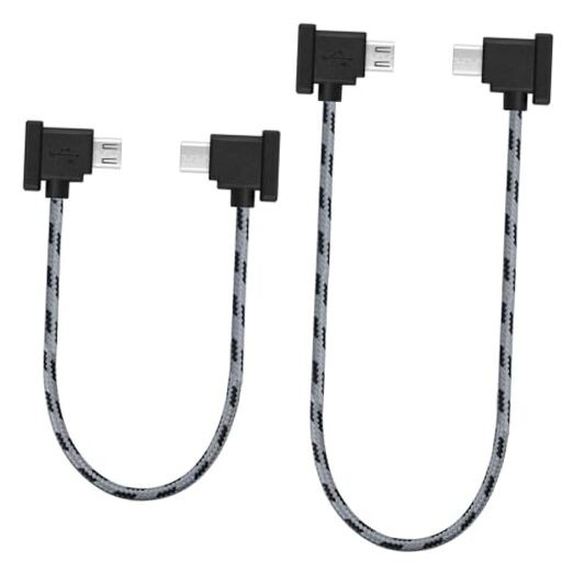1FT+0.5FT(2 pack) Remote Controller Cable for IPhone 15 Pro, DJI Micro to USB C