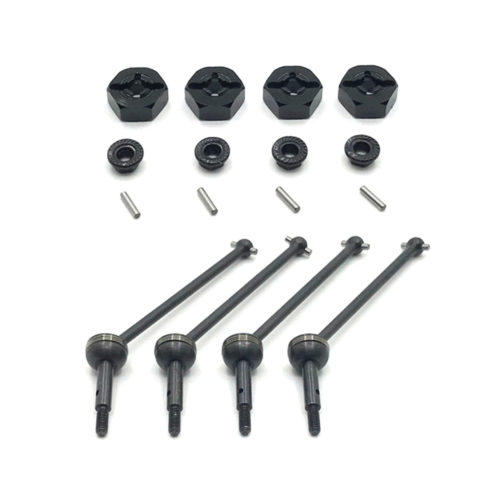 Upgrade CVD Drive Shaft Kit For WLtoys 1/14 144001 1/12 124016 124017-19 RC Car