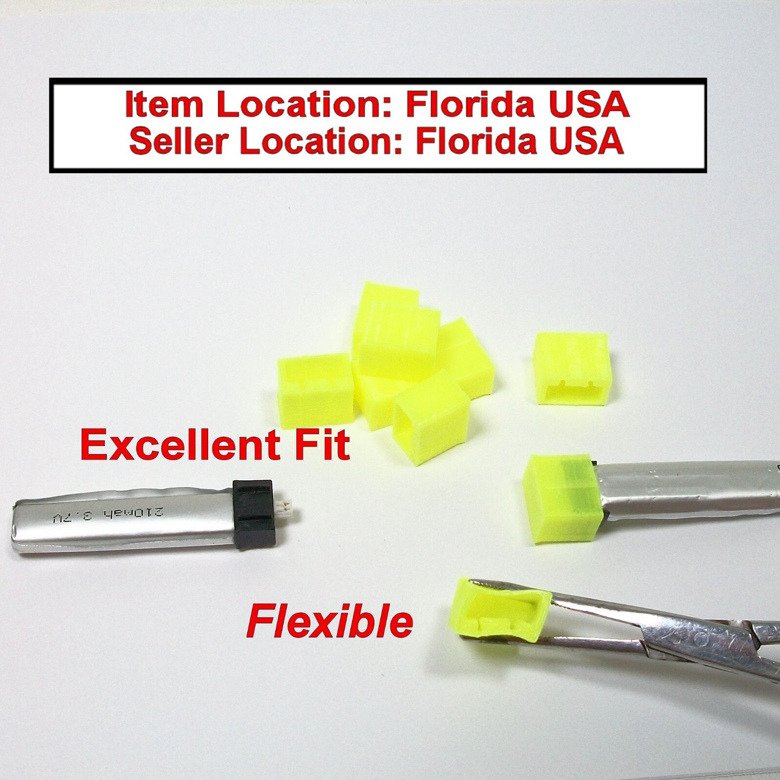 Mini Micro JST 1.25 PH 2 Pin Charge Status Caps GREEN, RED, YELLOW, Lots of 9