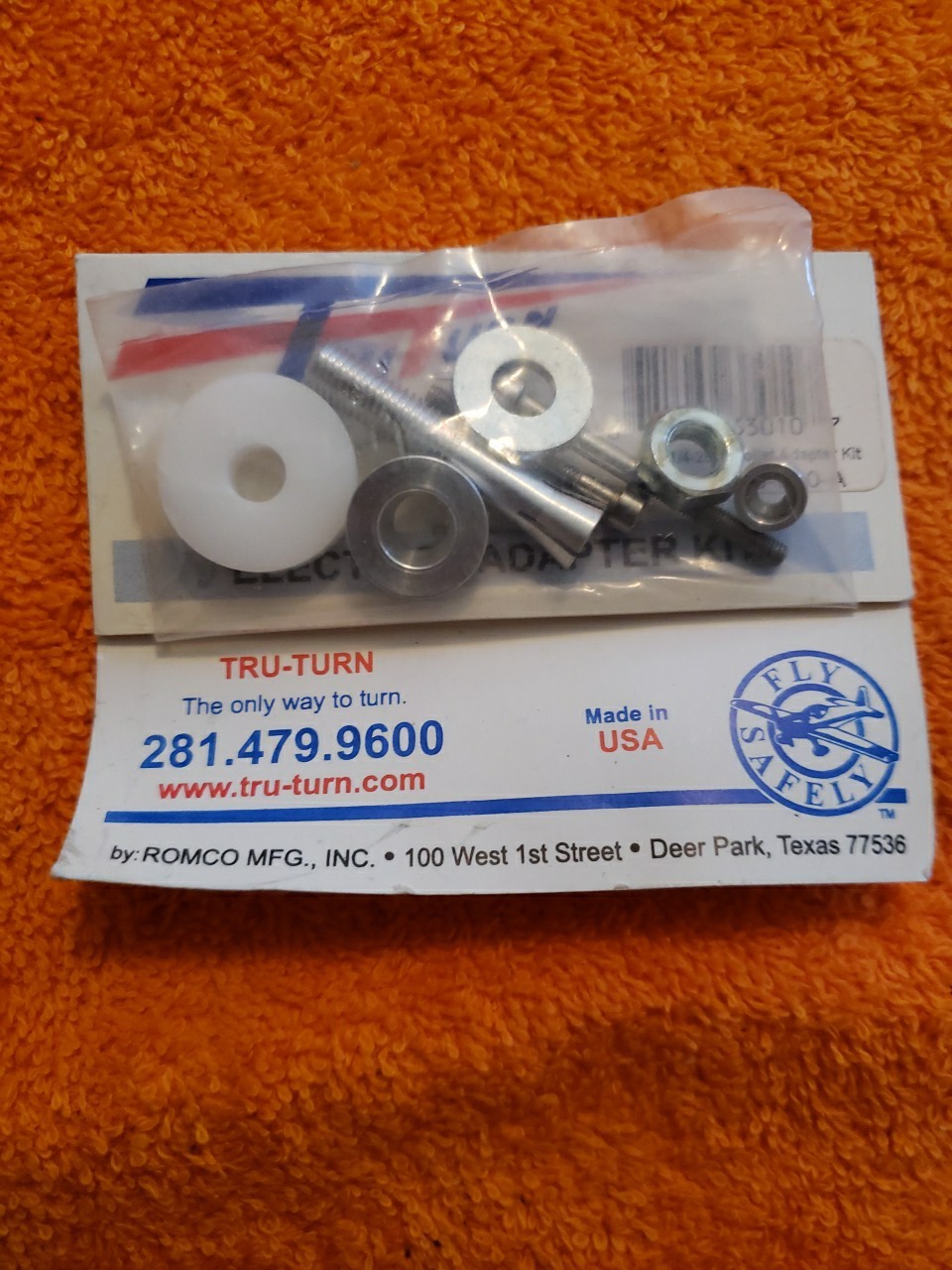 Tru-Turn Electric Adapter Kit – 3mm X 1/4-28 E-Collet Adapter Kit – New – JT25