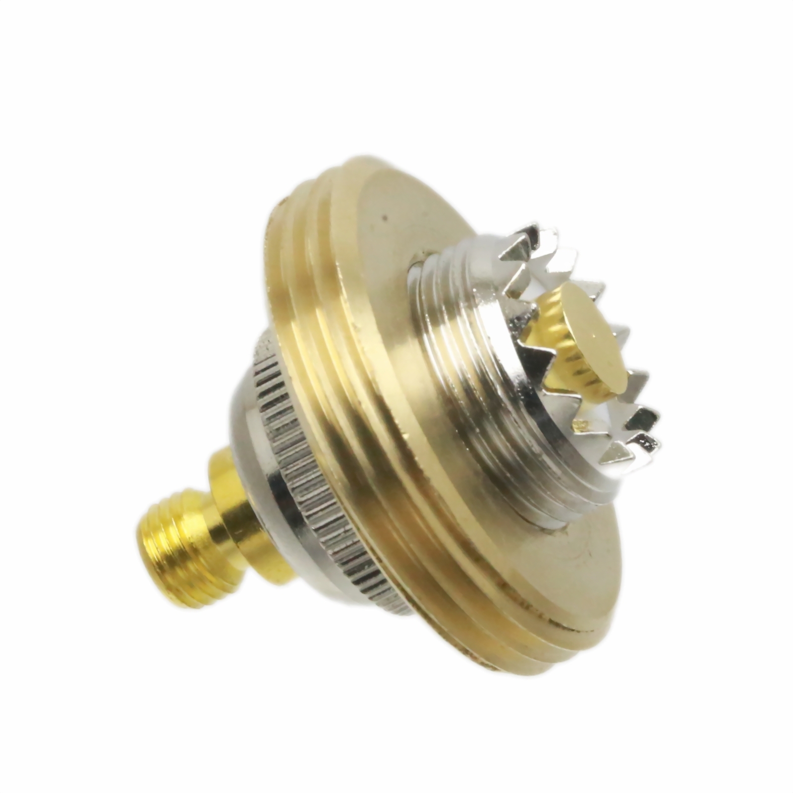 NMO Mount connector 5/8″ hole to mini-UHF male adapter UHF/VHF Antenna Ham Radio