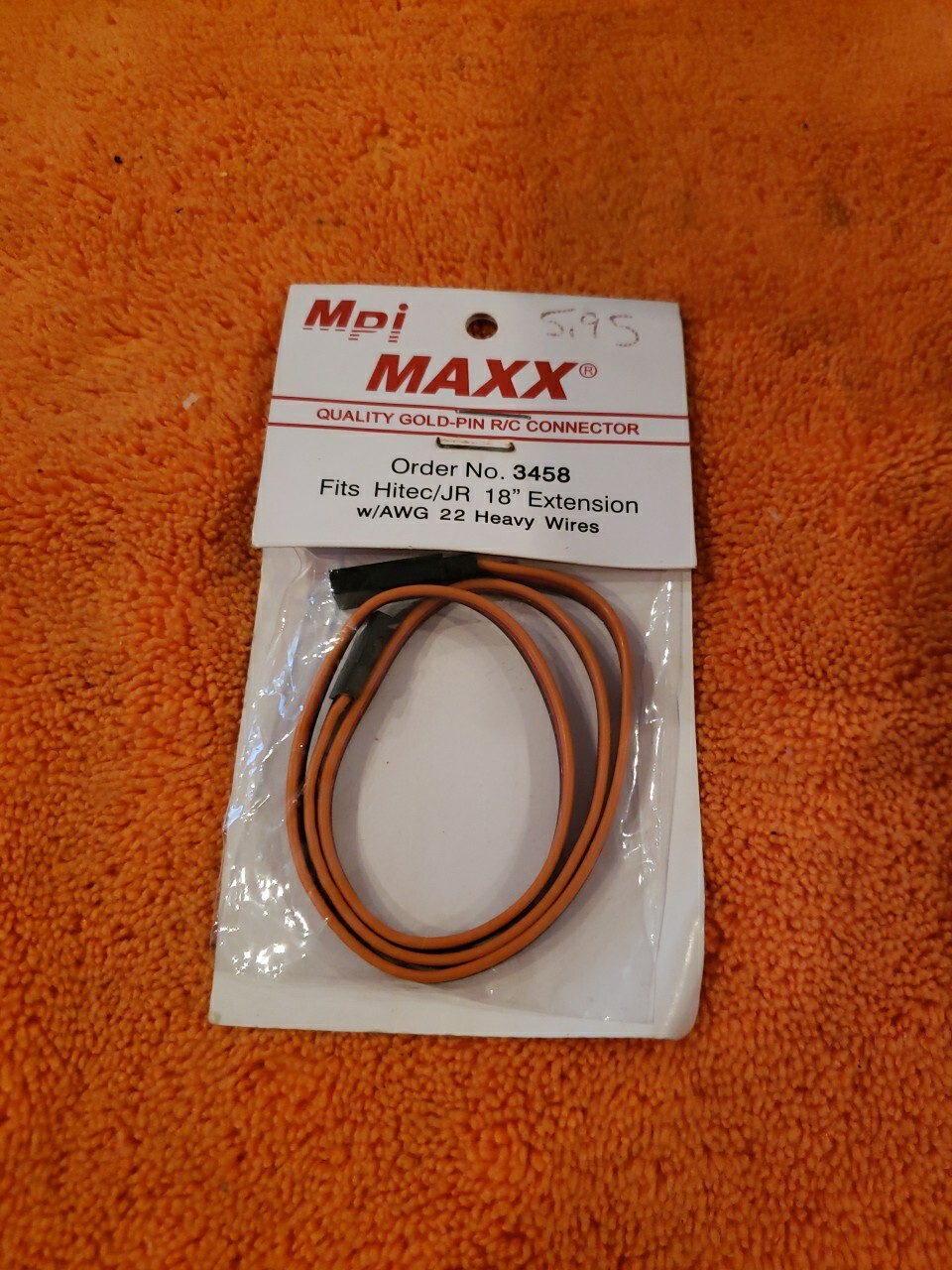 Maxx products – MPI Hitec, JR 18″ Extension – AWG 22 heavy Wire – New!