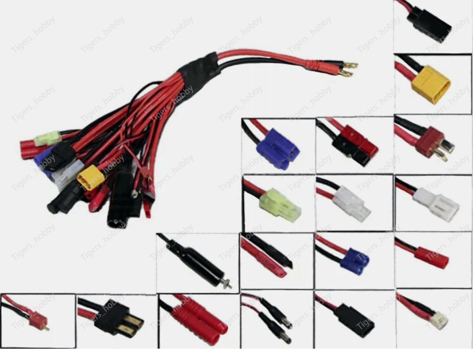 Multi 19 in 1 RC Charge Cable Plug Adapter Plug King Lead Cable 19in1 Rc parts