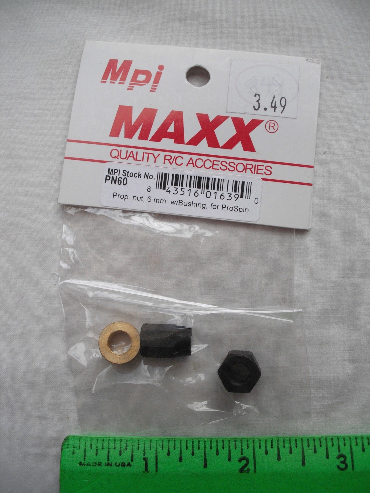 Maxx Products Mpi PN60, Prop. Nut, 6 mm, Bushing, ProSpin, RC R/C Plane Airplane