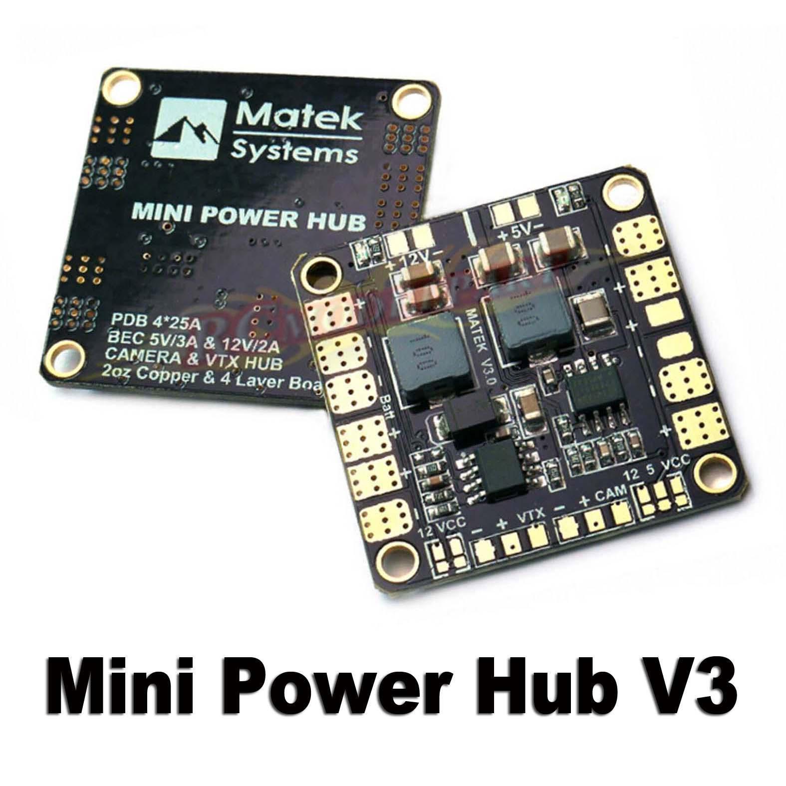 Mini Power Hub Distribution Board V3 PDB BEC 5V 12V for QAV210 QAV250 FPV Drone