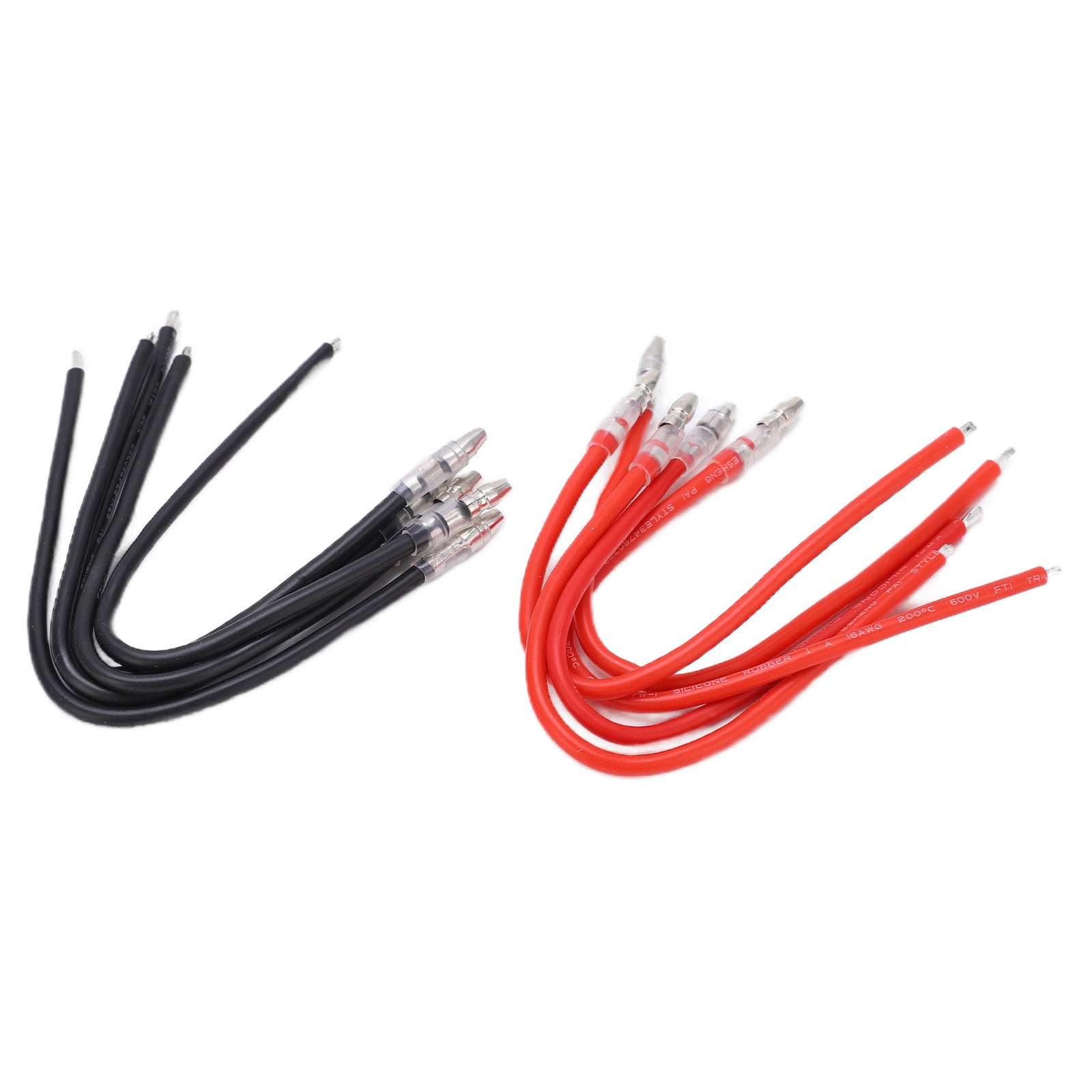 10pcs Bullets Connector Extension Cable 16AWG Silicone Wire for TRX4 D90