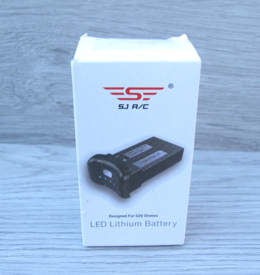 New – Syma SJ A/C LED Lithium Battery for S20 Drone 3.7V 1000mAh White