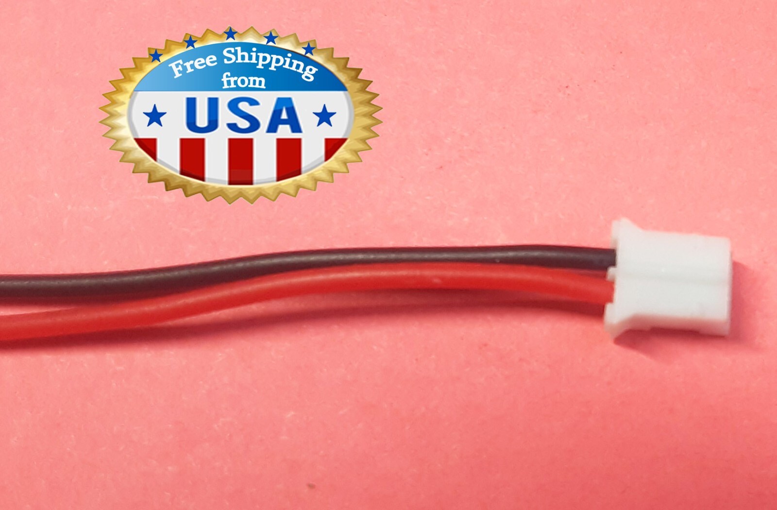 5 x Mini JST PH 2.0mm 2Pin EXTENTION, MALE / FEMALE W. 6″ Cable.