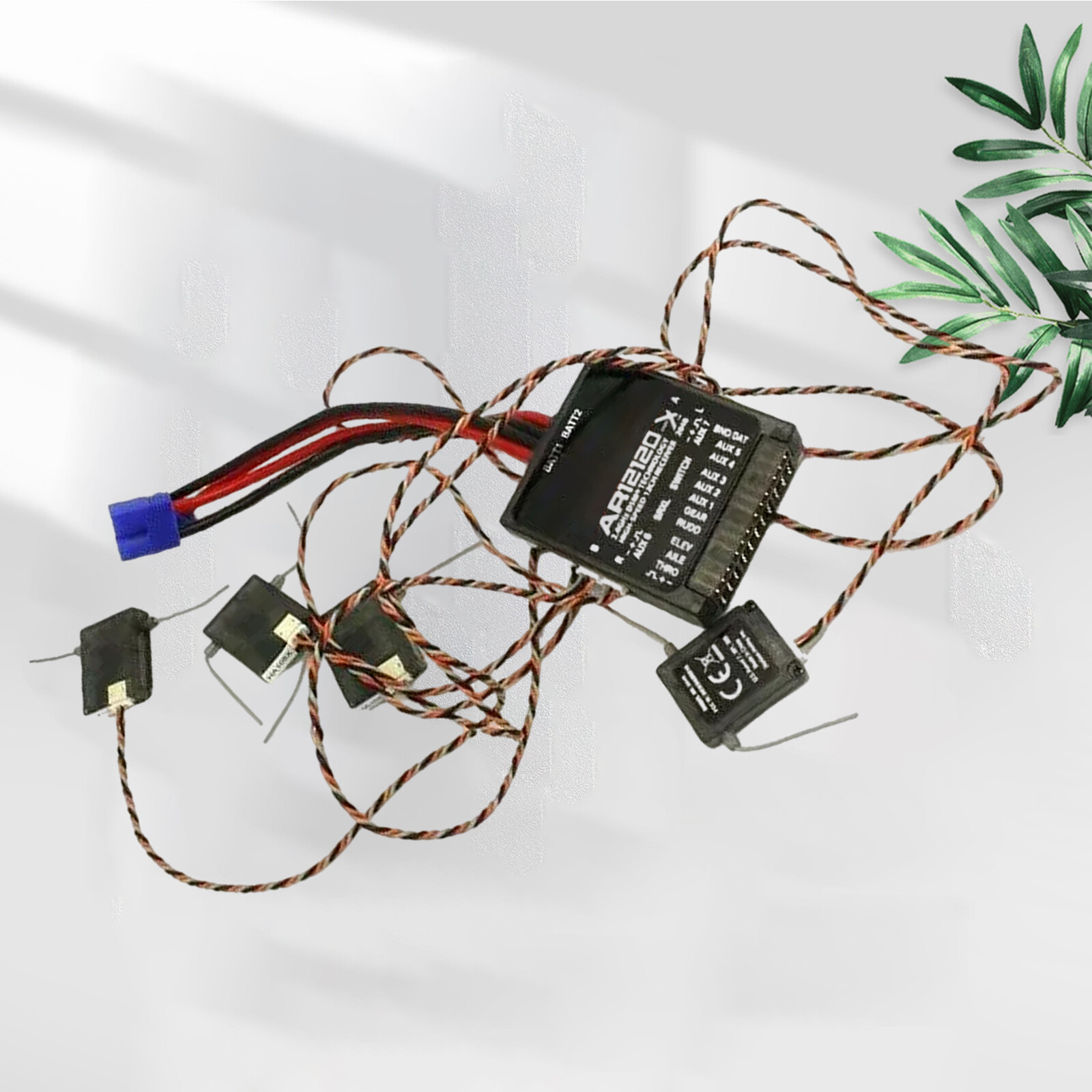 2.4GHZ 12-Channel DSMX/XPlus Power Safe Receiver ± 4 Satellites for SPMAR12120