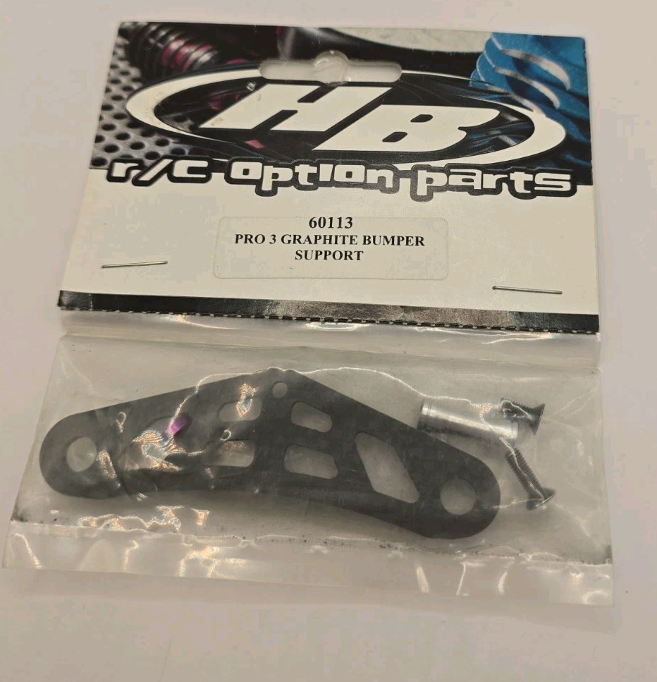 Hot Bodies Graphite Bumper Support Pro 3 4wd Touring Car Sedan Vintage Rc 60113