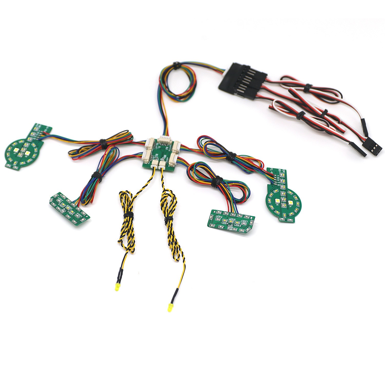 1/10 RC LED Headlight Light System Assemblage For Traxxas TRX-4 2021 Ford Bronco