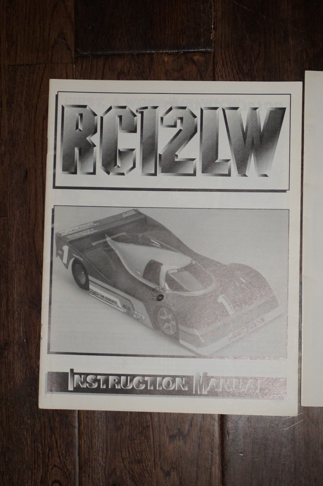 Vintage Team Associated RC12L RC12LW Instruction Manual Catalog Lot RC