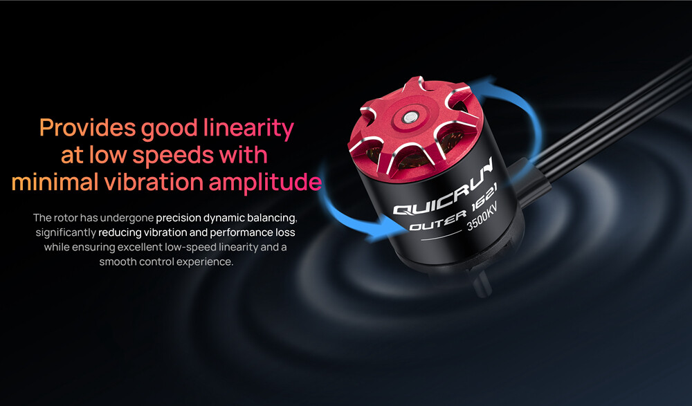 HOBBYWING QUICRUN WP-MINI24 25A ESC 1621SL 3500KV Motor For 1/24 RC Crawler Car