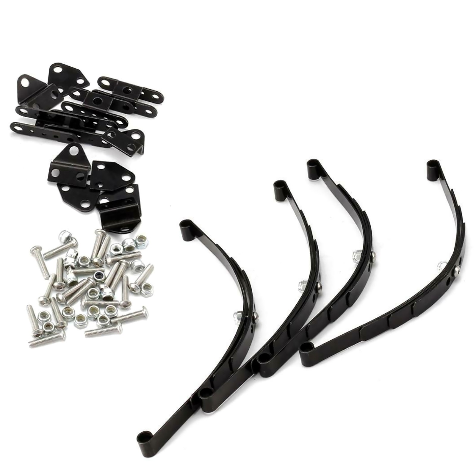 4Pcs 1/10 RC Car Leaf Springs Damper Chassis Parts For Tamiya For Axial SCX10 B