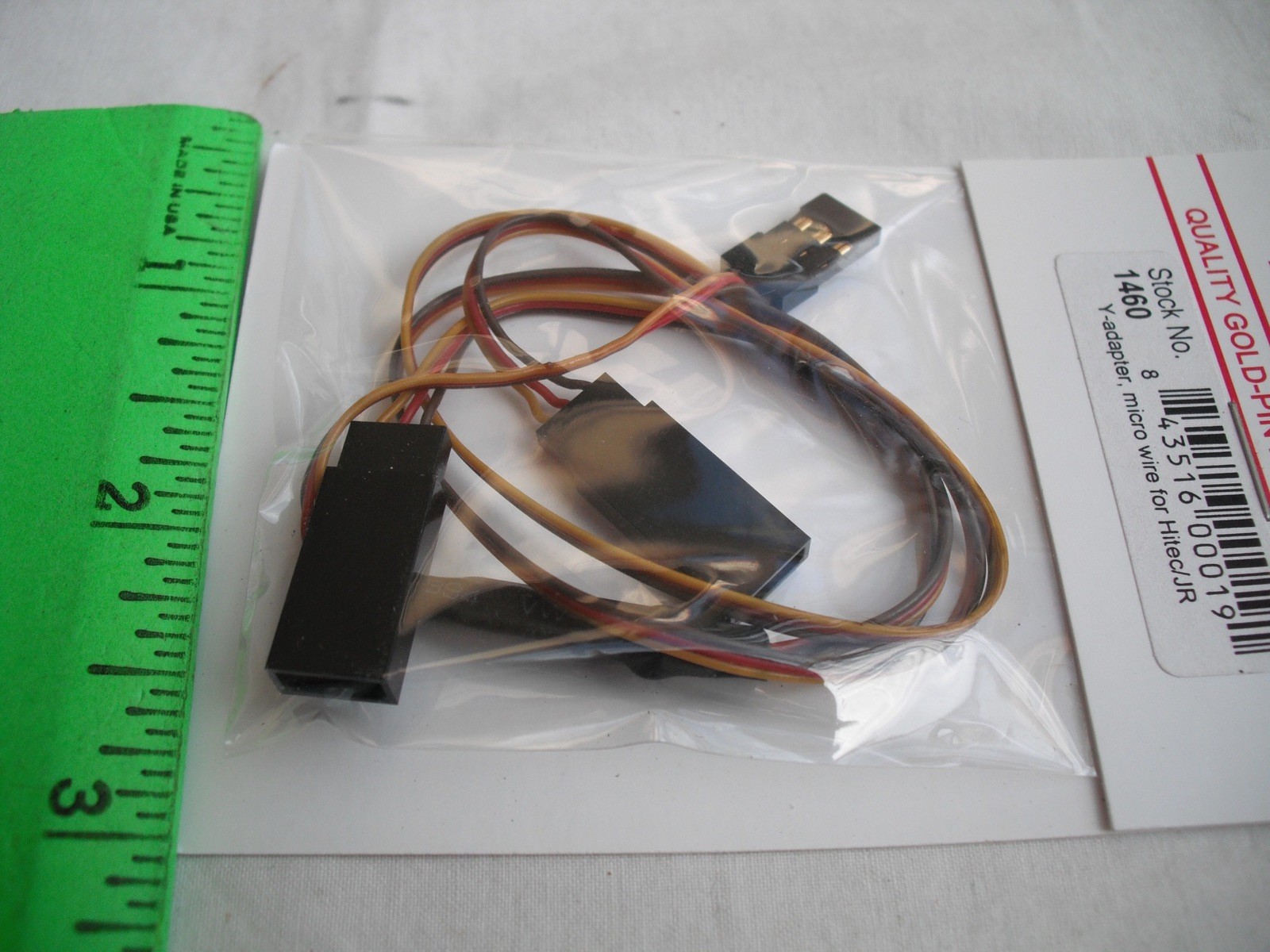 Lot of 3 Maxx Products Mpi 1440 1460 3485 Cable, Extension Y, Hitec JR,Wire