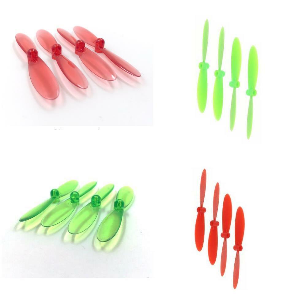 Walkera QR Ladybird V2 FPV 4 Sets of 4 Green/ Red 55mm Propellers