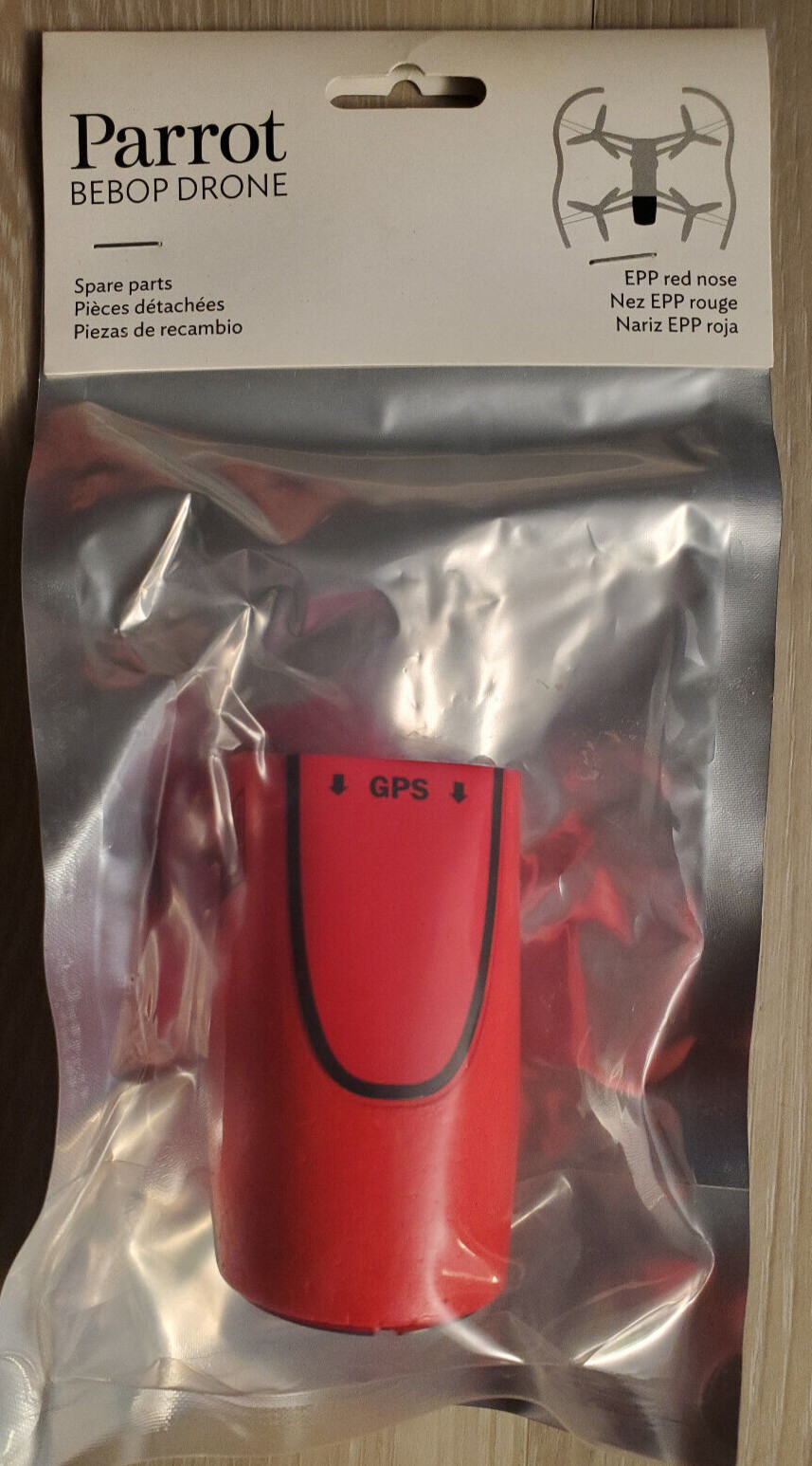 Parrot PF070114AA Bebop Drone EPP Red Nose
