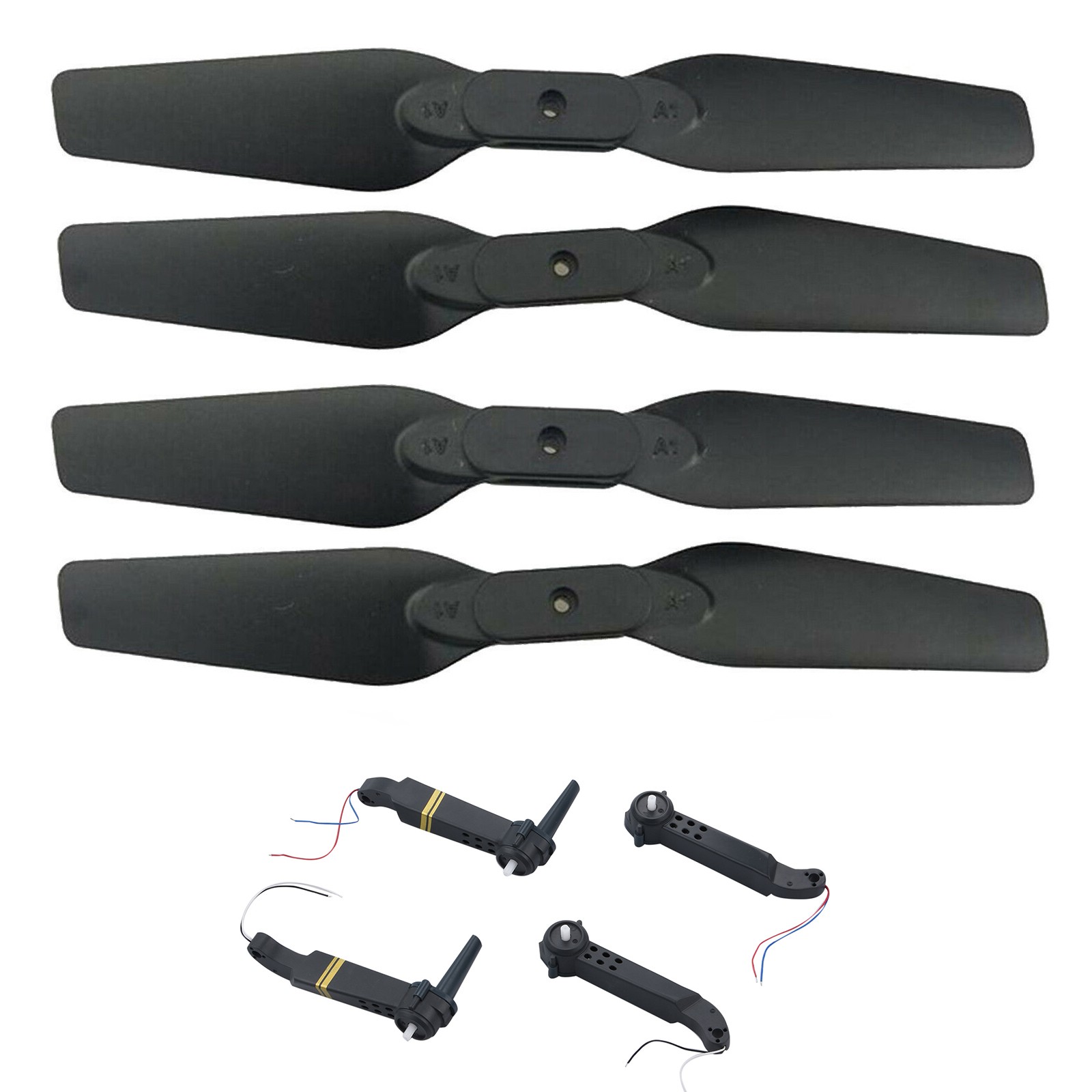 Original Axle Arm With Motor+Porpellers Set For Eachine E58 JY019 RC Quadcopter