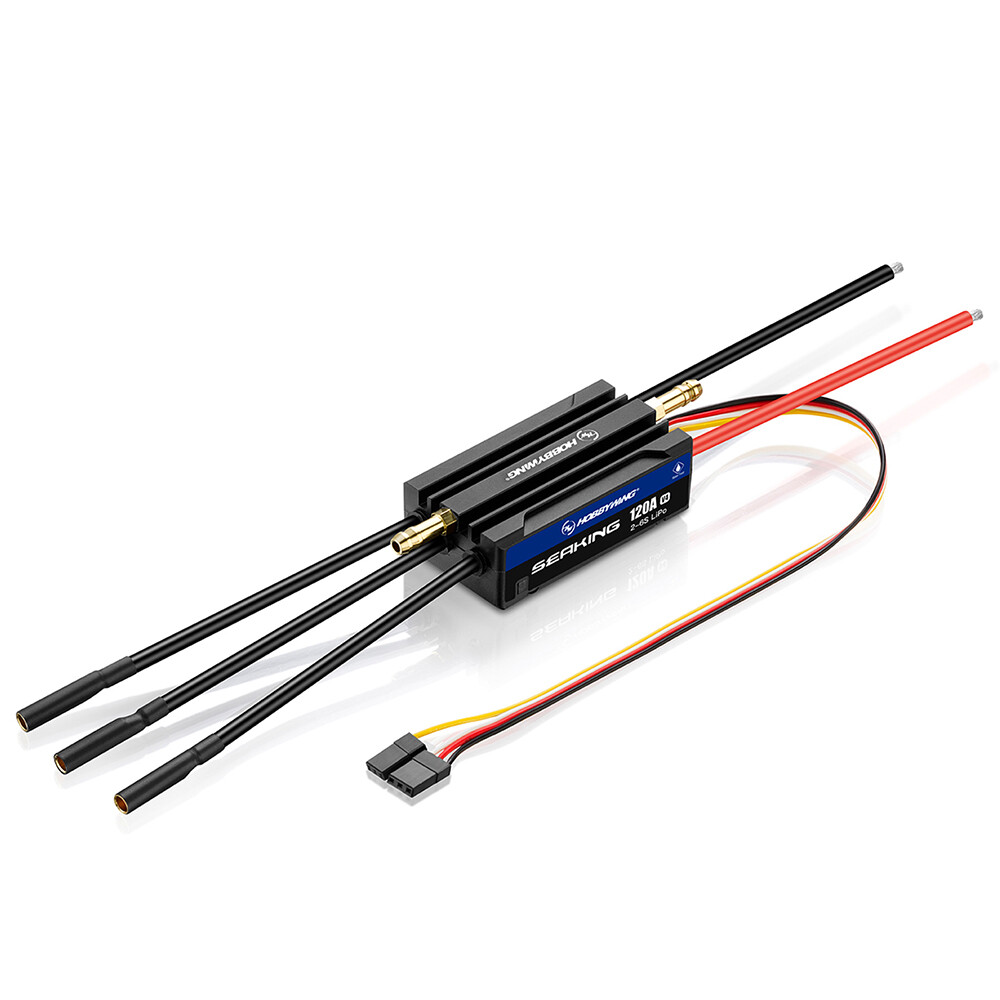 HOBBYWING Seaking V4 Brushless Sensorless ESC 30A 90A 120A 160A BEC for RC Boat
