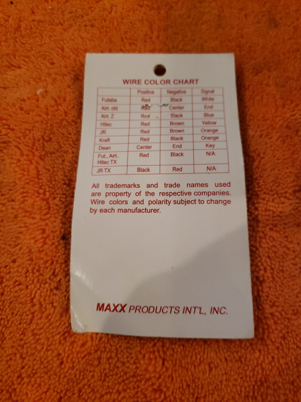 Maxx products – MPI Hitec, JR 18″ Extension – AWG 22 heavy Wire – New!