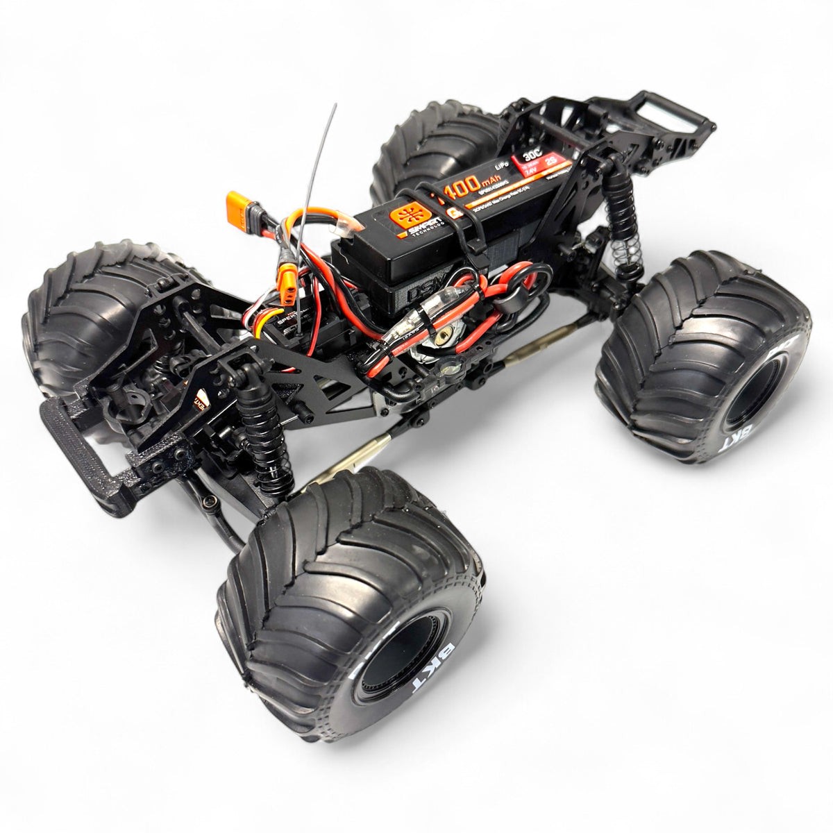 1400mah 2S Battery Tray (Fits Losi® Mini LMT) Works with stock 810mah 2s Lipo