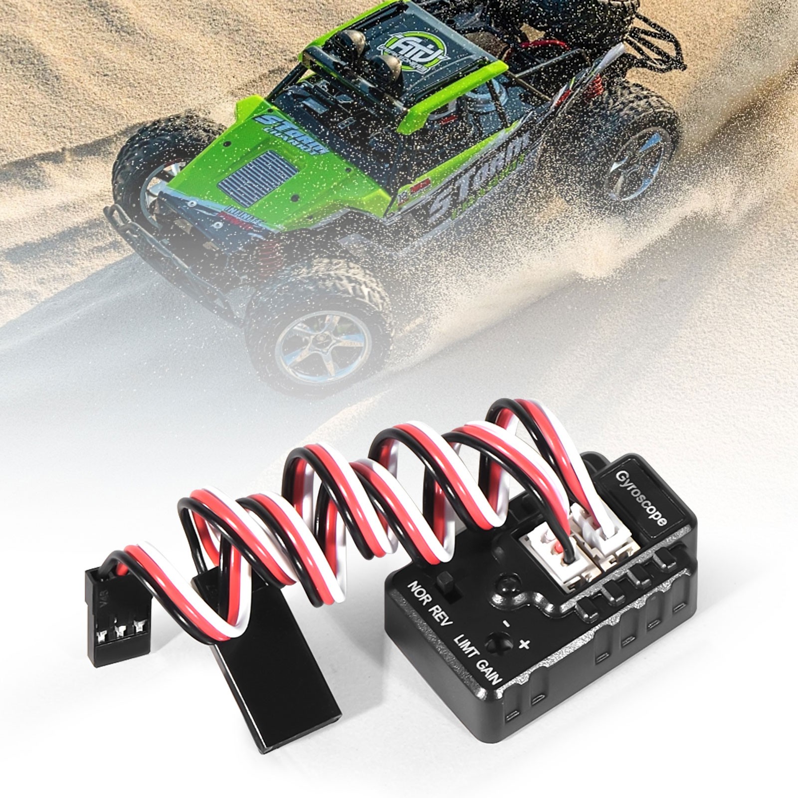 Dual-Axis Gyroscope Vehicle Auto Stability Control Module for RC Drift Cars Boat