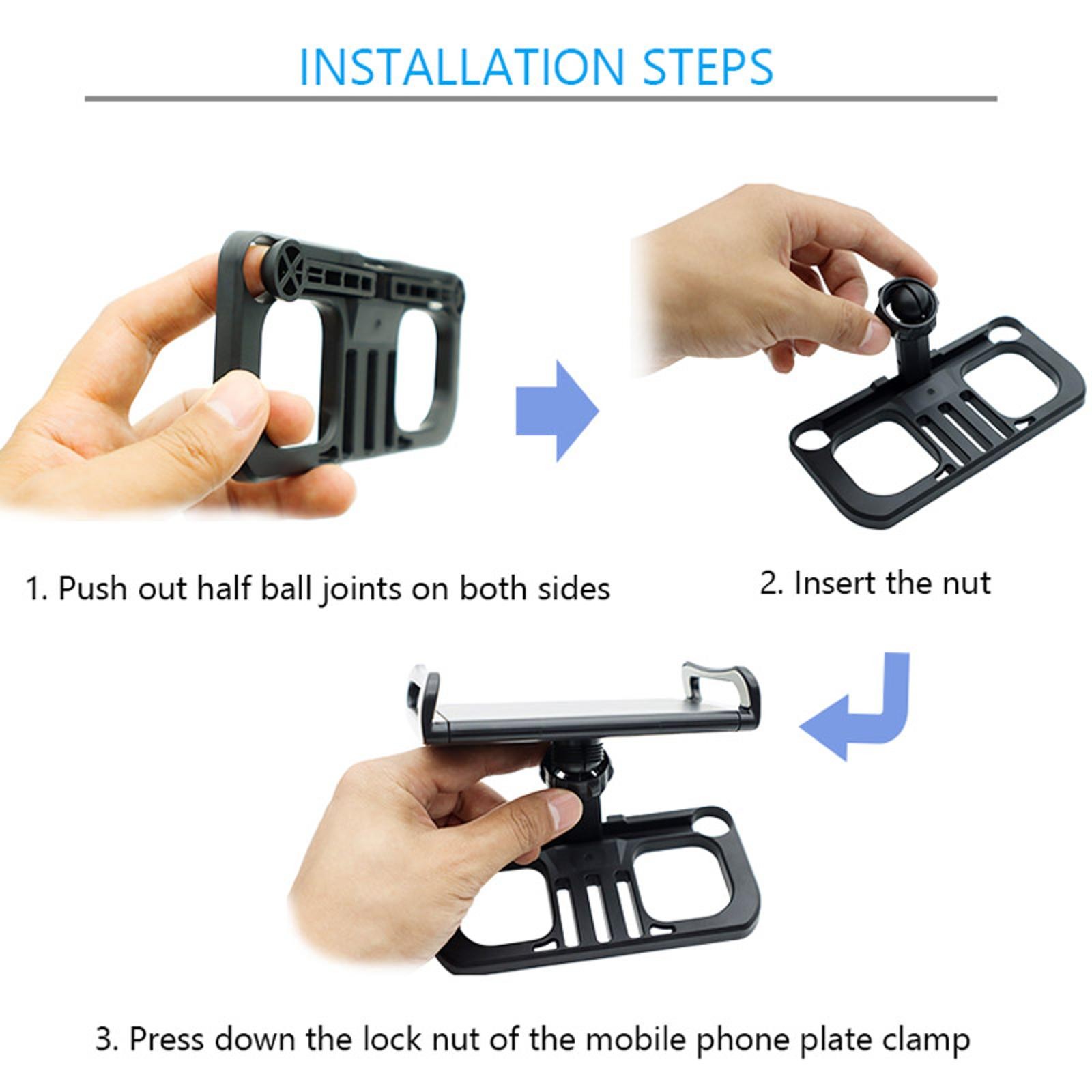 Remote Control Phone Tablet Mount Bracket For DJI Mavic Air 2/Air2S/Mini 2 Drone