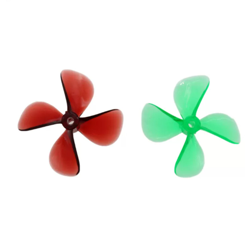 60mm 4-B-lade PC Propeller 4mm Shaft CW CCW for RC Fishing Boat Model RC Parts