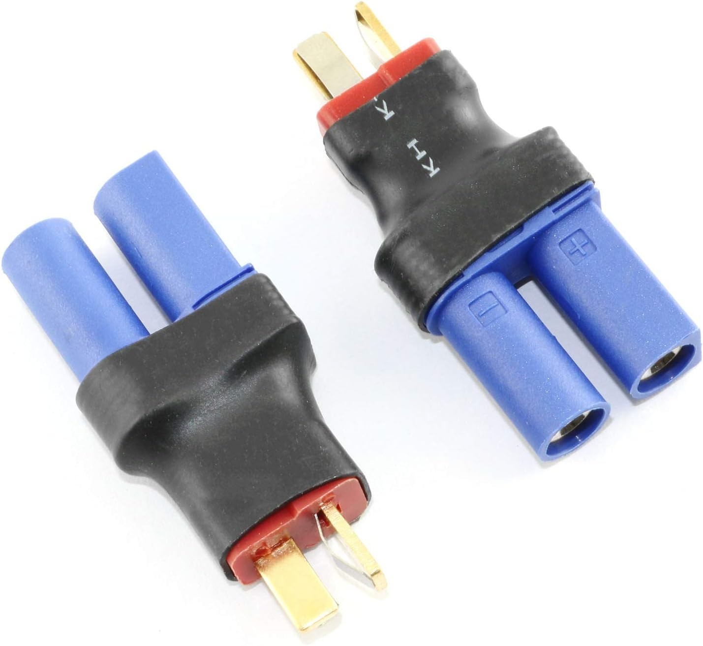 2pcs T-Plug to EC5 Adapter for RC Lipo Battery – Solder-Free Convenience