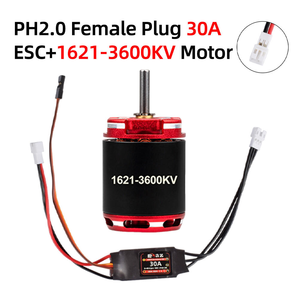 9IMOD 1224 1621 2204 Motor 30A ESC Brushless Combo For RC 1/18 1/24 Crawler Car