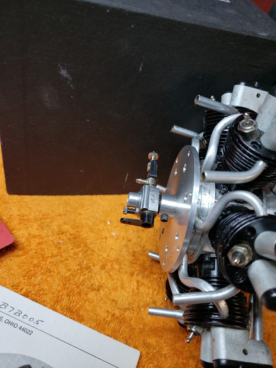 Technopower II Inc. Techno Power 7 Cylinder 4C RC Classic Radial Motor