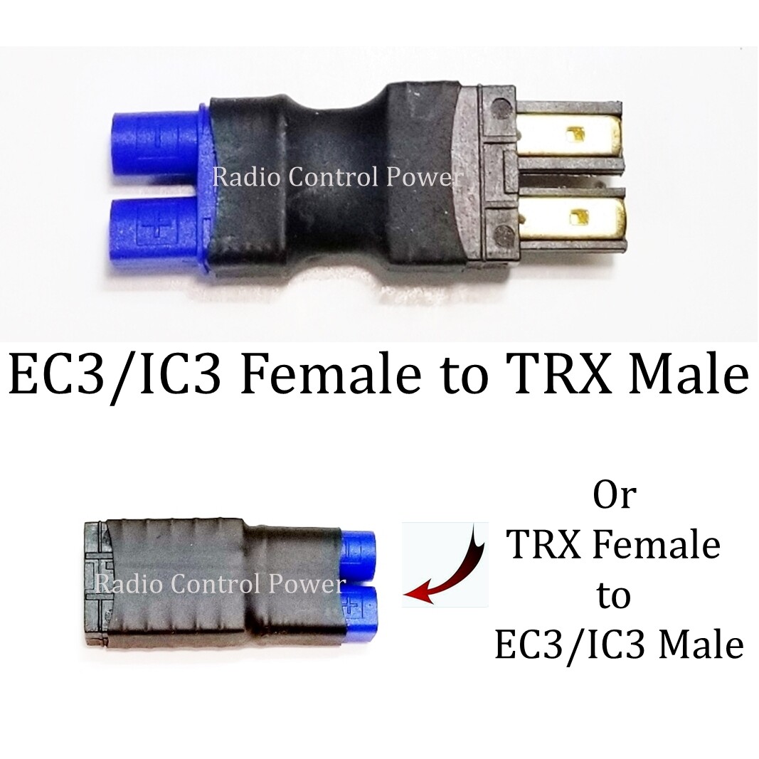 RCP Adapters TRX Male to EC3/IC3 Female or TRX Female to EC3/IC3 Male No Wire
