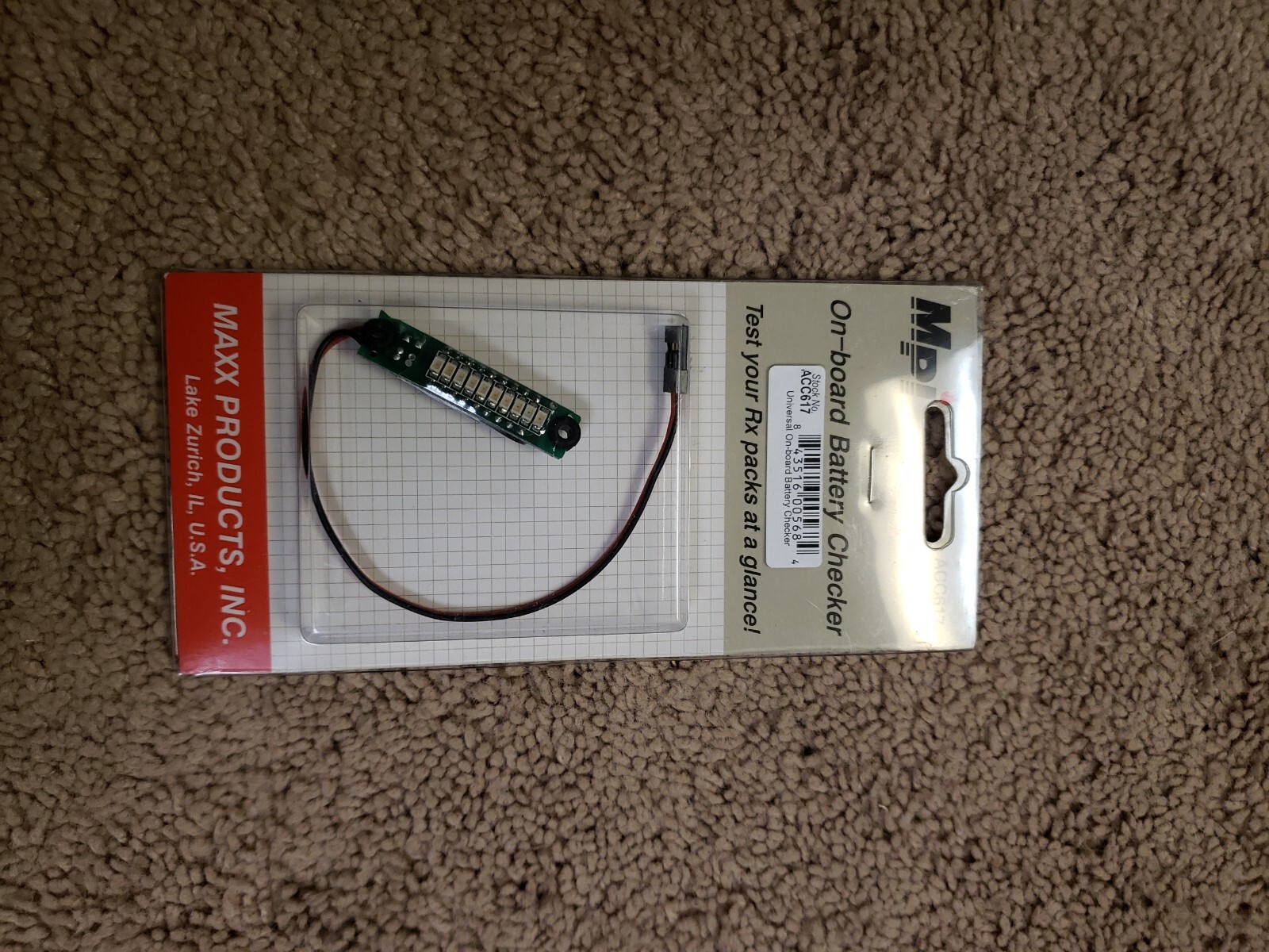 Maxx products – MPI on-board battery checker – ACC617 – New!