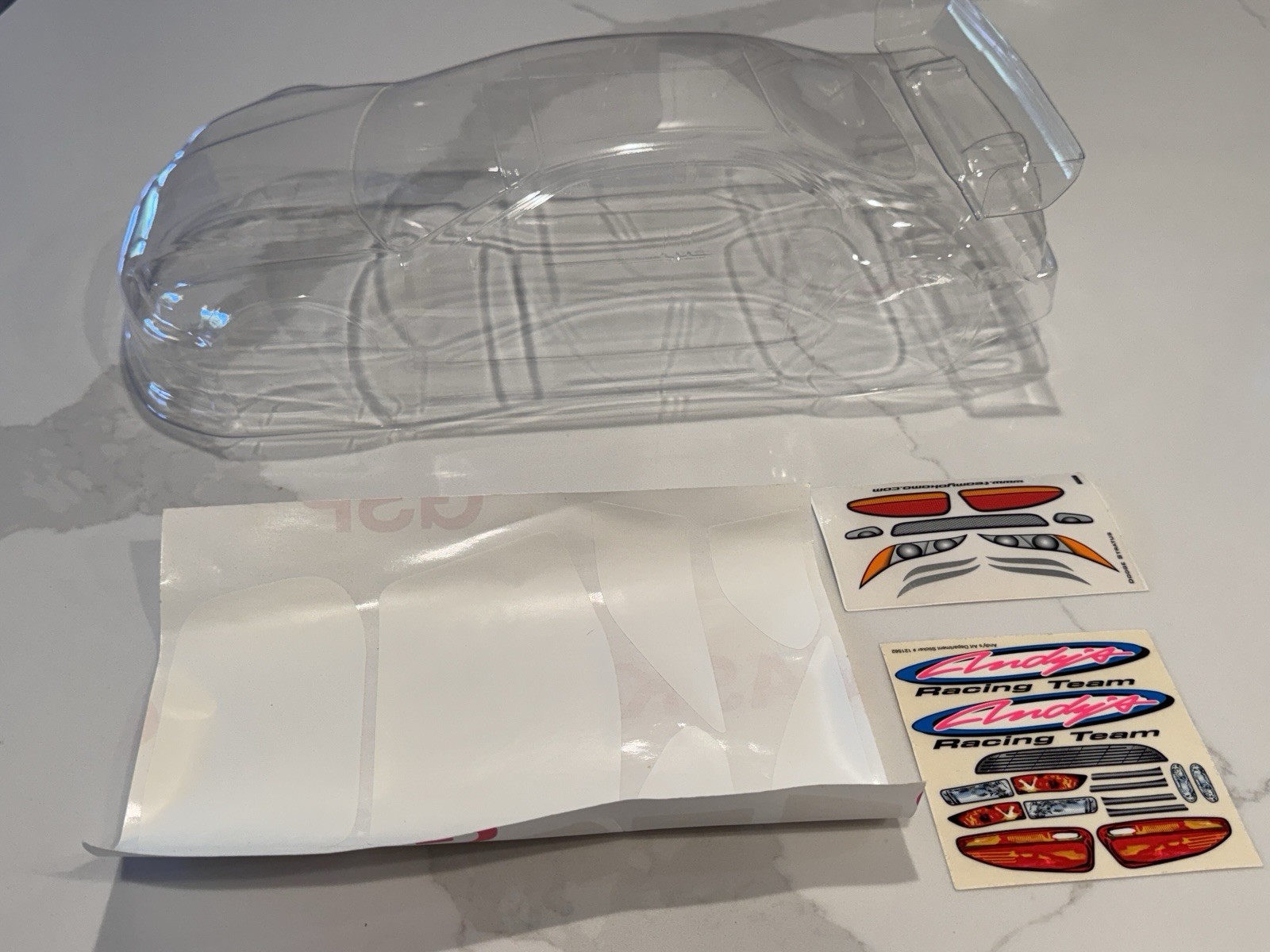 Vintage Andy’s RC Dodge Stratus Body, RC10, YZ10, Touring Car 190mm 200mm NOS