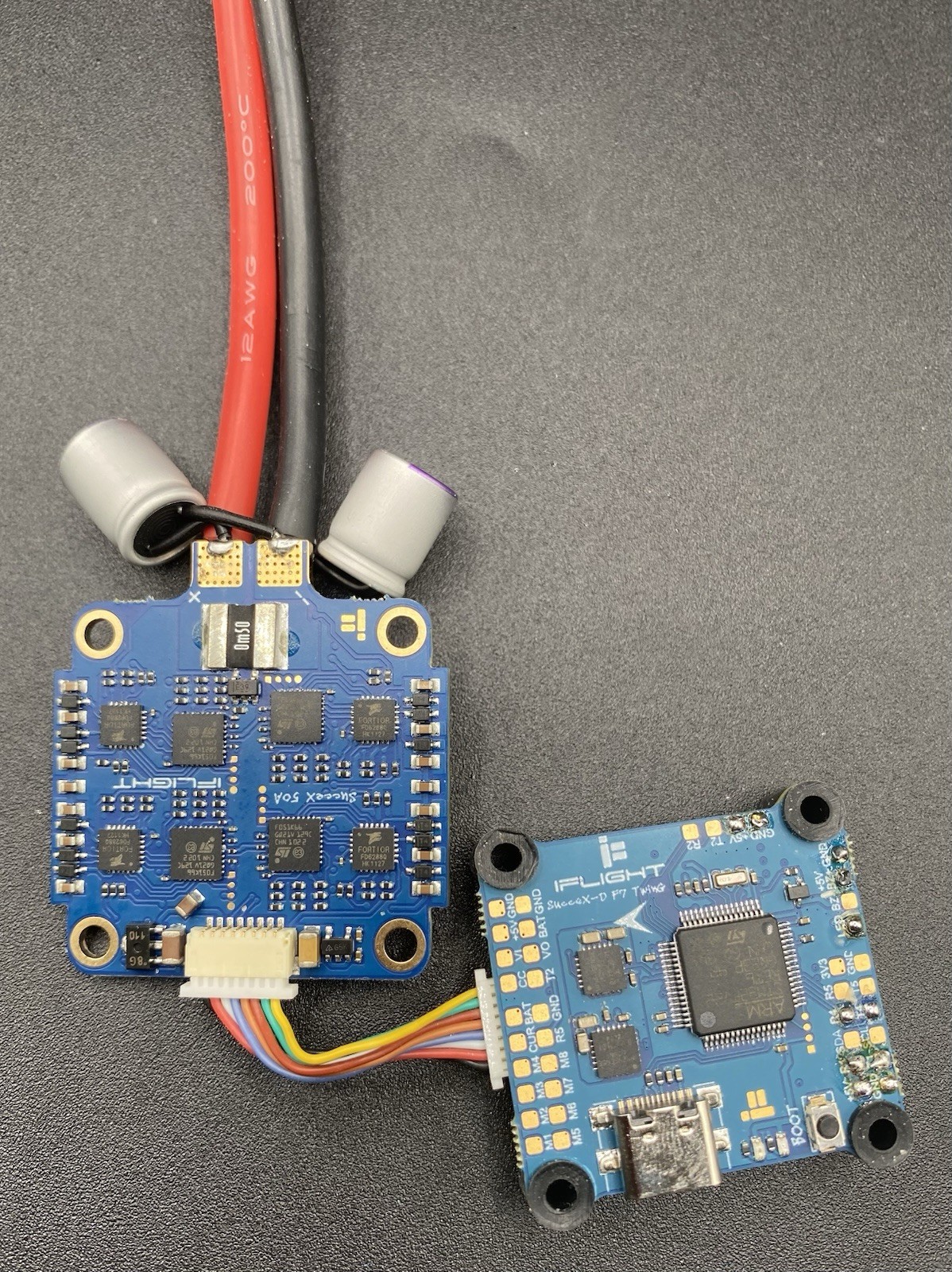 iFlight SucceX-D F7 TwinG V2.2 F722 Flight Controller, SucceX 50A BLheli_32 Esc