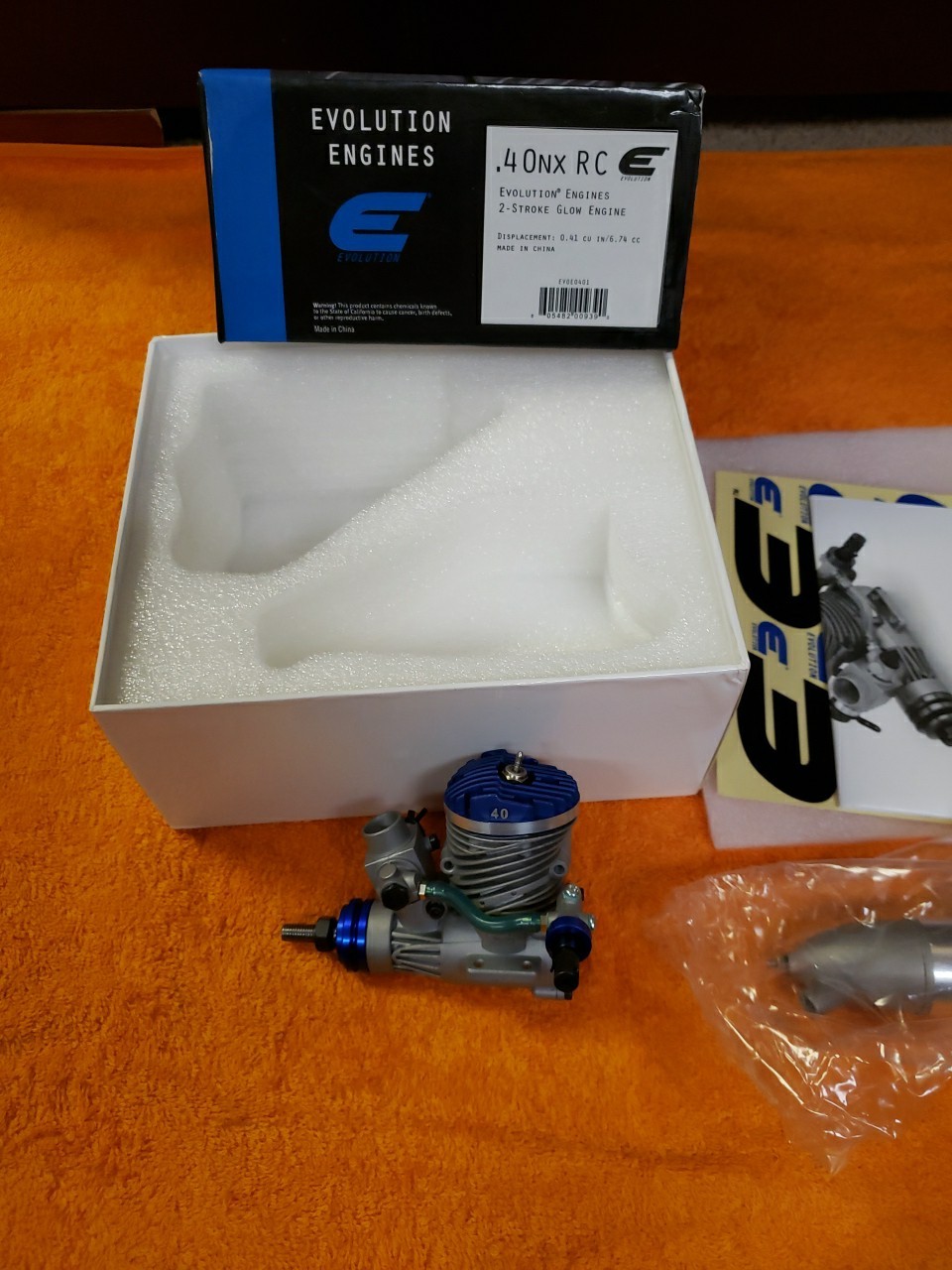 Evolution Engine – Evolution .40NX RC Motor – E 40 Motor – New 2 Stroke Motor