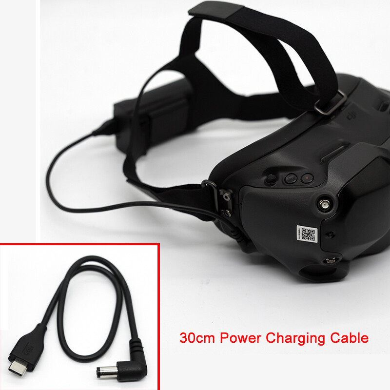 Power Supply Wire Charging Cable For DJI FPV Combo Drone Goggles V2 Accessories