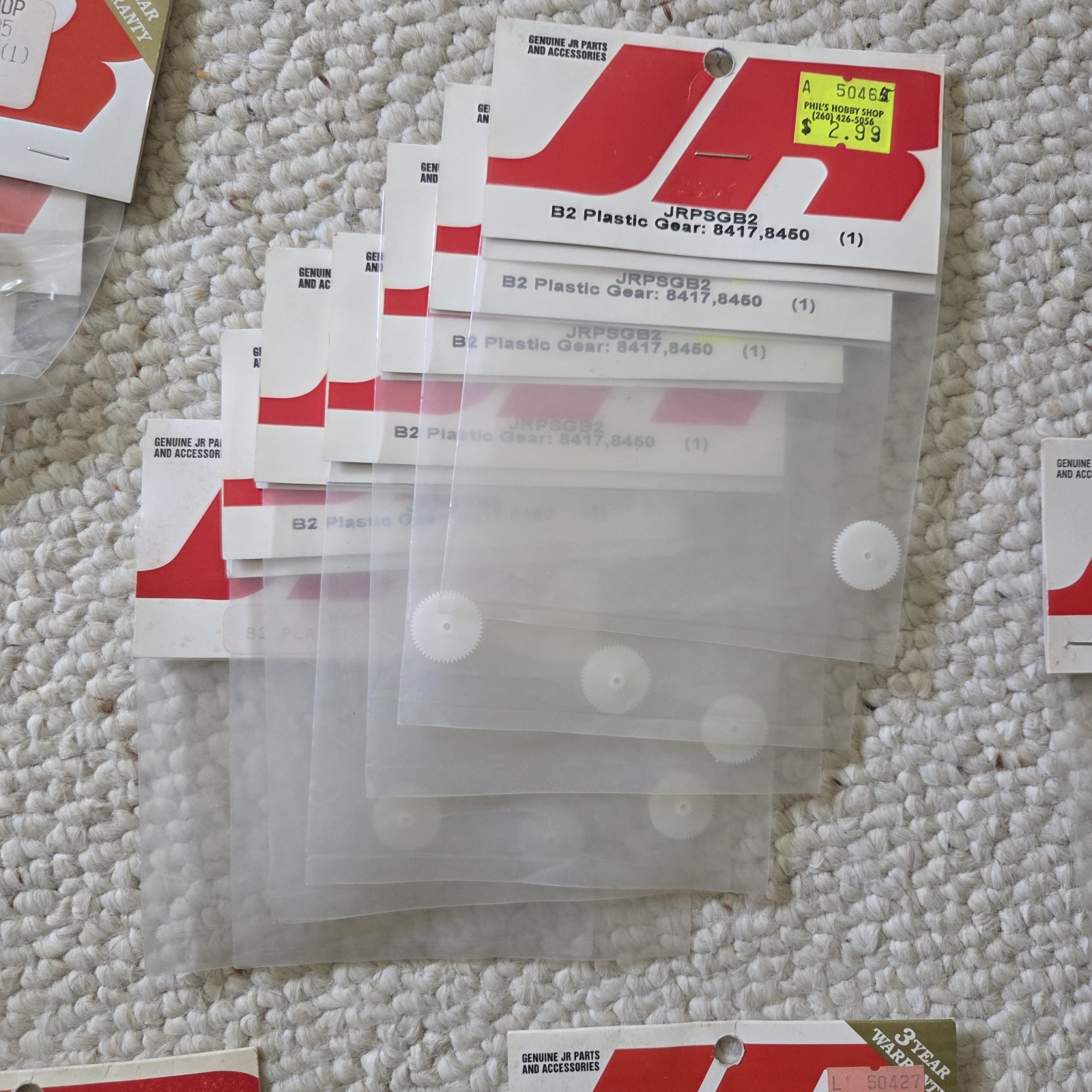 JR Racing ~ Plastic Servo Gear Lot ~ 44 Items ~ RC Servo Parts Lot ~ NIP NOS