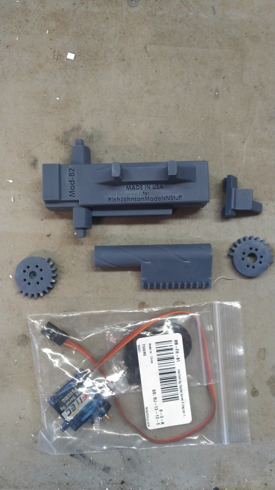 1/16 RC Universal SERVO RECOIL unit for Henglong Tongde Taigen Torro tanks