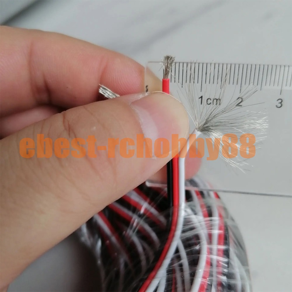 50 pcs DIY-JR Male Servo Plug 150MM 20AWG 100Cord Tail Pigtail Connector Cables
