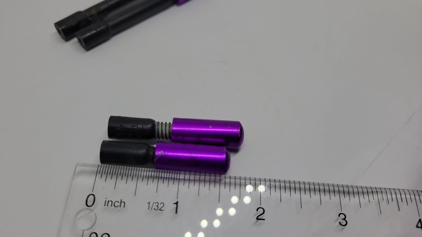Team Trinity Body Mount Posts 4-40 Threaded Aluminum Purple 6049 RC10L Pan Car