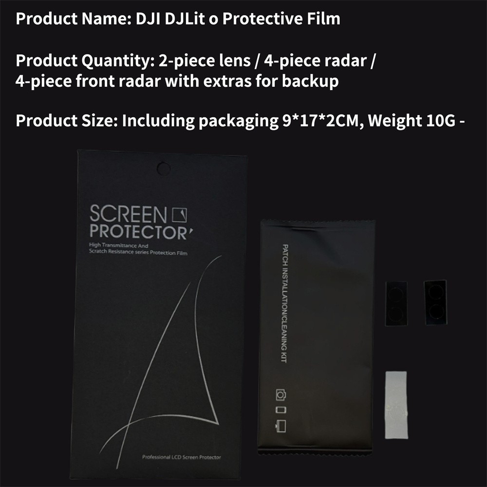For DJI Lito1/X1 HD Nano Film Lens Protector Scratch Impact-Resistant Accessory