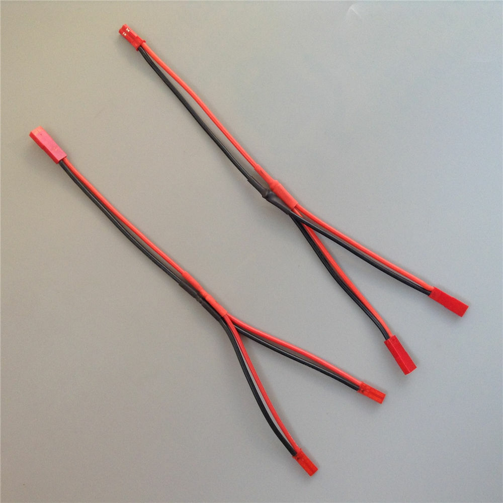JST One drag two JST 18AWG Silicone Wire Parallel connection Battery EBC
