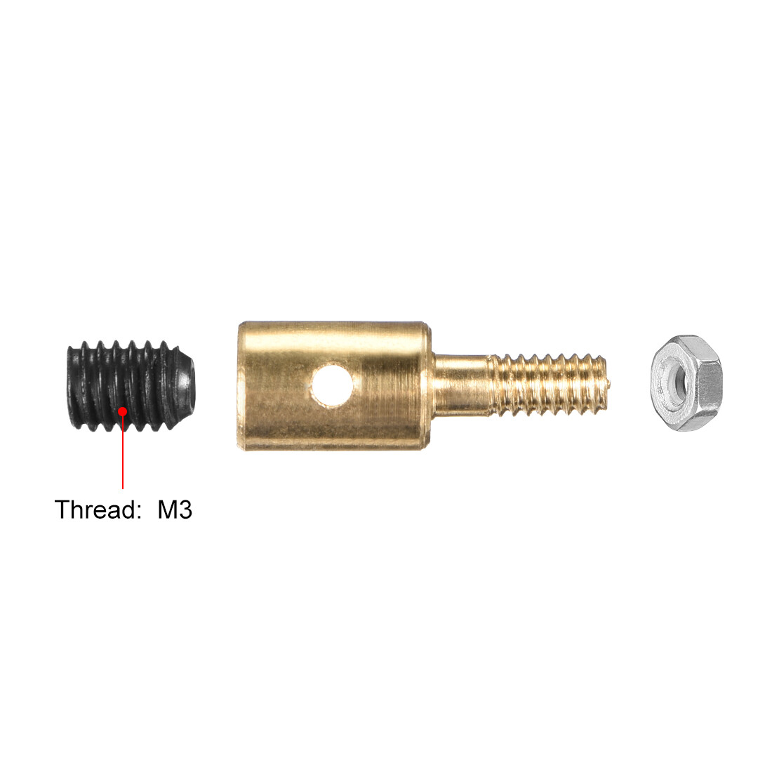 5pcs Linkage Stoppers Connecting Servo Arm Push Rod for RC Airplane 1.2mm