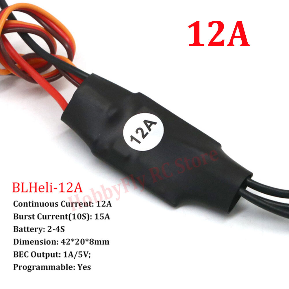 BLHeli Brushless ESC 12A 20A 30A 40A 50A 60A 80A w/UBEC for FPV RC Drone
